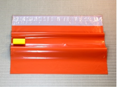 Oranžová plastová obálka 400x500, 55my - 5,-Kč/ks