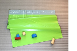 Zelená plastová obálka 450x550, 55my - 6,-Kč/ks