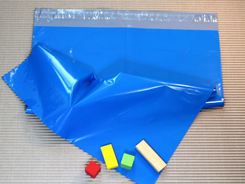 Modrá plastová obálka 450x550, 60my