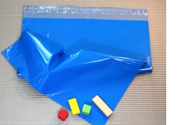 Modrá plastová obálka 450x550, 55my - 6,-Kč/ks