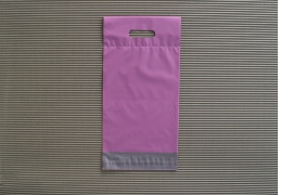 Růžová MAT plastová obálka s uchom 200x350+50mm