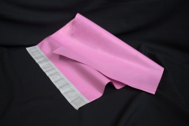 Růžová MAT plastová obálka 400x500, 55my