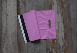 EKO Růžová MAT plastová obálka s uchom 360x630+50mm