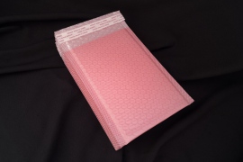 Růžová matová bublinková obálka 150x200mm balenie 10ks