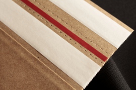 Kraftová obálka 250x350+50mm