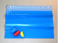 Modrá plastová obálka 400x500, 55my 