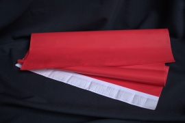 AKCIA! Červená plastová obálka 400x500, 55my 