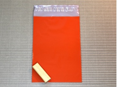 AKCIA! Oranžová plastová obálka 175x255, 55my