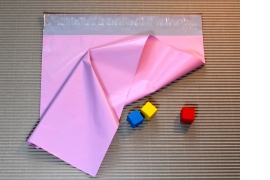 Růžová MAT plastová obálka 350x450, 55my